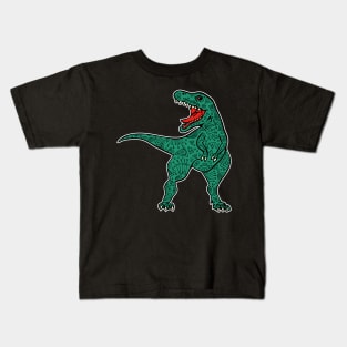 Tattooed T-Rex #2 Kids T-Shirt